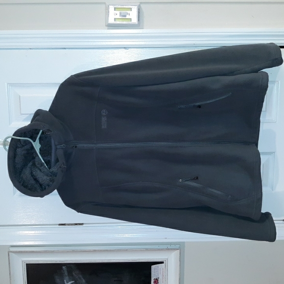 Outdoor Master Fleece Jacket With Hood & Multi-Pockets 100% Polyester - Picture 1 of 14